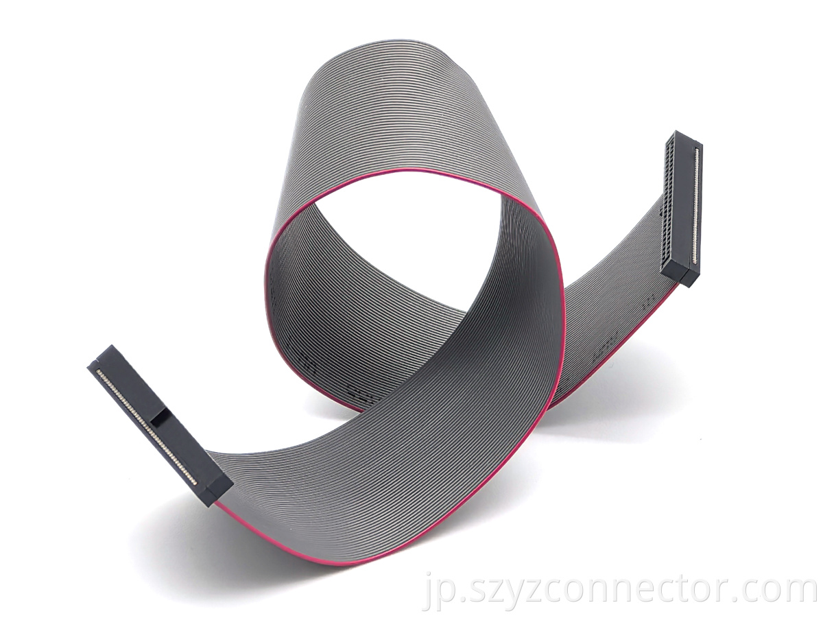 IDC Flat Cable Connecting Wire Red Edge